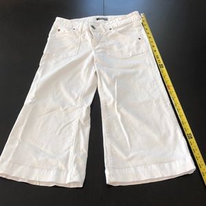White Hudson cropped pants